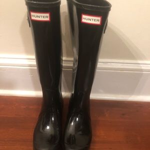 Hunter Rain Boots - Tall/Black